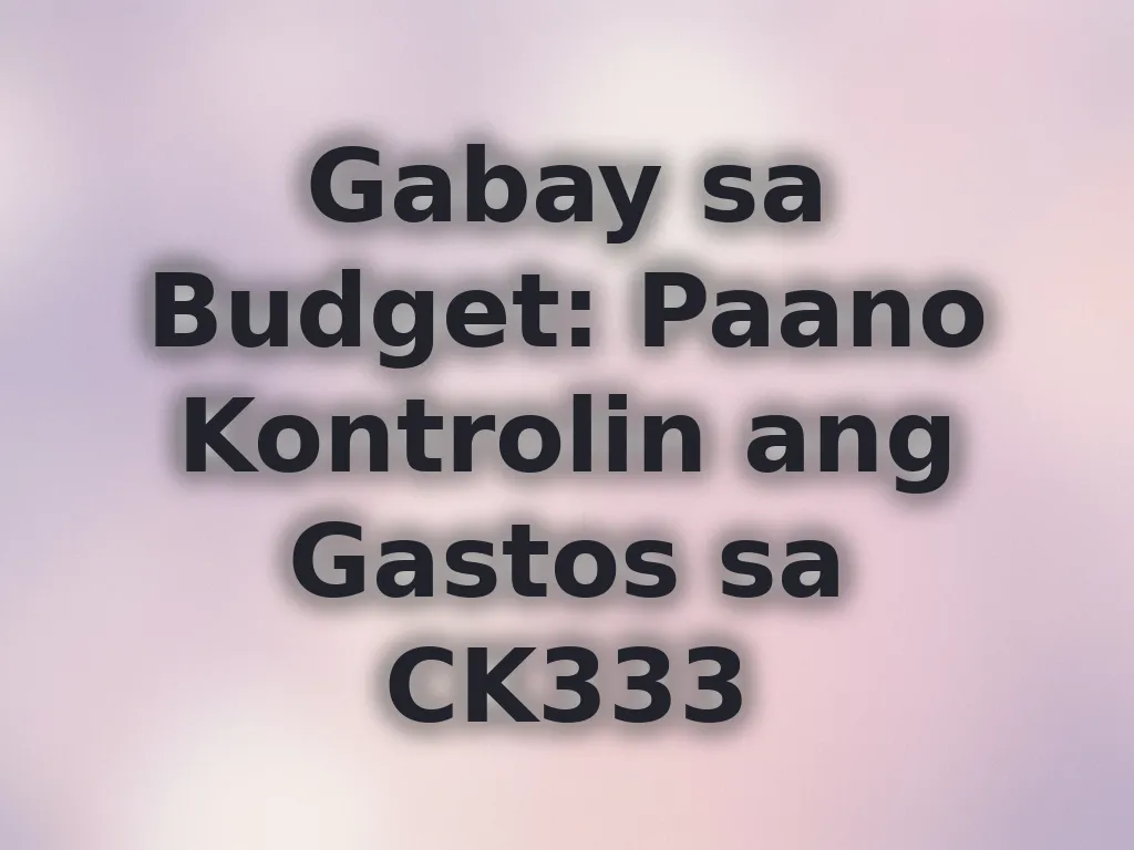 Budgeting tips for casino players